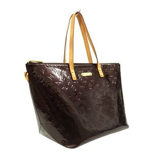 Louis Vuitton Bellevue Handbag Tote Bag Vernis Amaranth Purple
